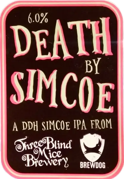 Three Blind Mice Brewery Death by Simcoe