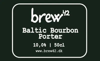 Brew42 Baltic Bourbon Porter