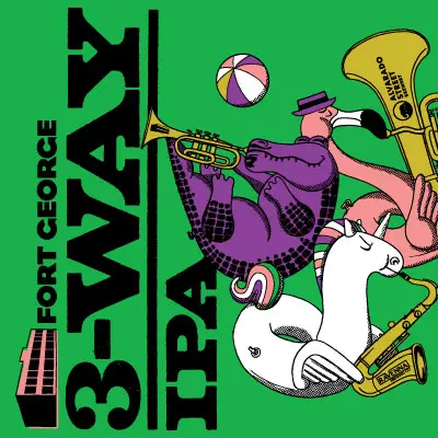 Fort George Brewery 3-Way IPA (2022) - West Coast