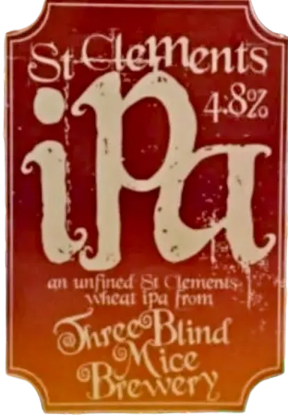 Three Blind Mice Brewery St Clements IPA