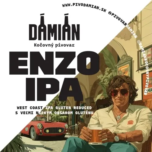 Damian Gypsy Brewery Enzo IPA 13°