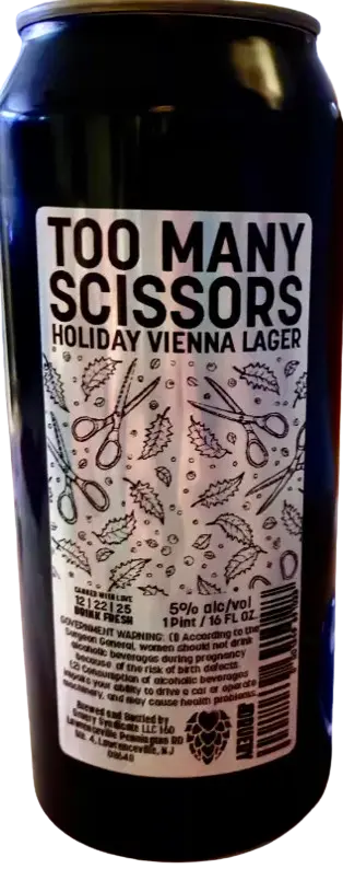 The Druery Brewery Too Many Scissors