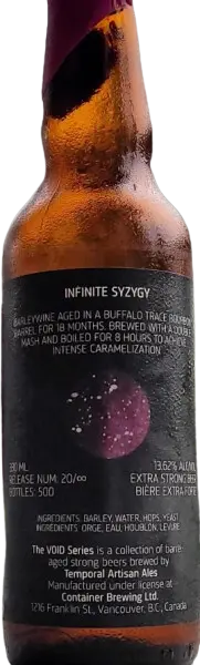 Temporal Artisan Ales Infinite Syzygy