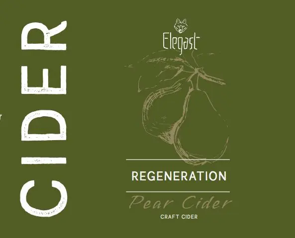 Elegast Cidery & Distillery Regeneration Pear Cider