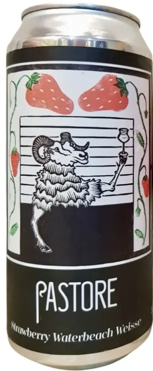 Pastore Brewing and Blending Waterbeach Weisse - Strawberry