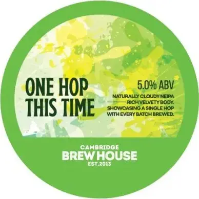 King Street Brewhouse One Hop This Time - Sorachi Ace
