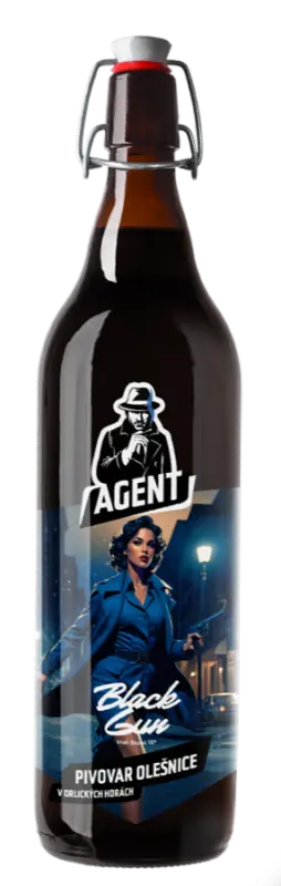 Agent - Pivovar Olešnice v Orlických horách Black Gun 15°