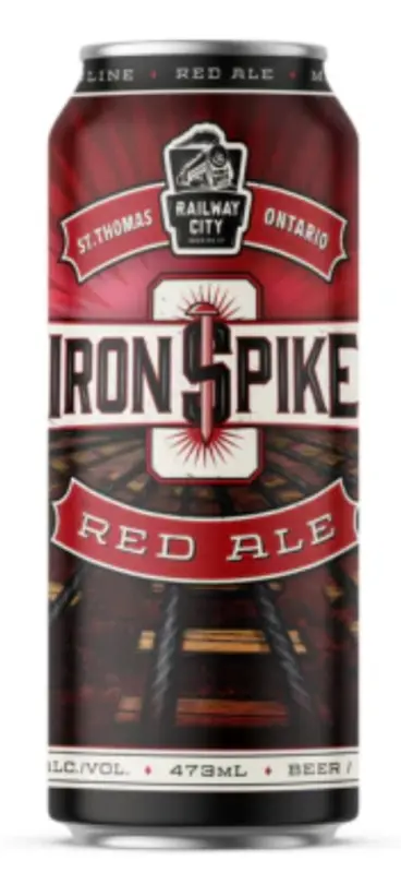 Railway City Brewing Company Iron Spike Red Ale