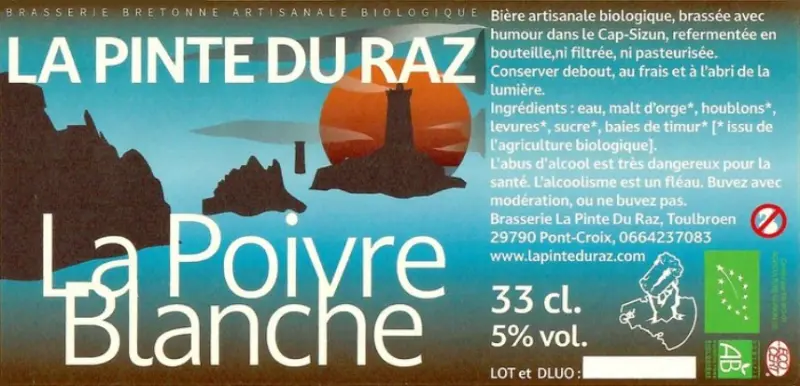 La Pinte du Raz La Poivre Blanche