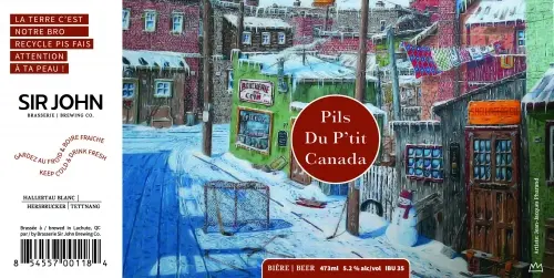 Brasserie Sir John Brewing Company Pils du P'tit Canada