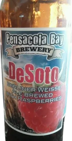 Pensacola Bay Brewery DeSoto Raspberry Berliner Weisse
