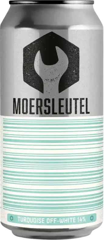 Moersleutel Craft Brewery 8720615267071 - Barcode Turquoise Off-White
