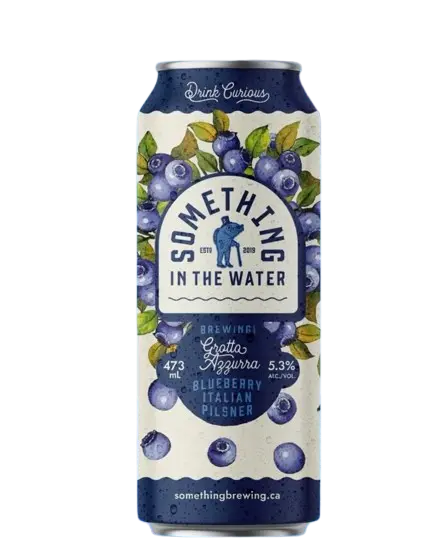 Something In The Water Brewing Co. Grotto Azzurra Blueberry Italian Pilsner