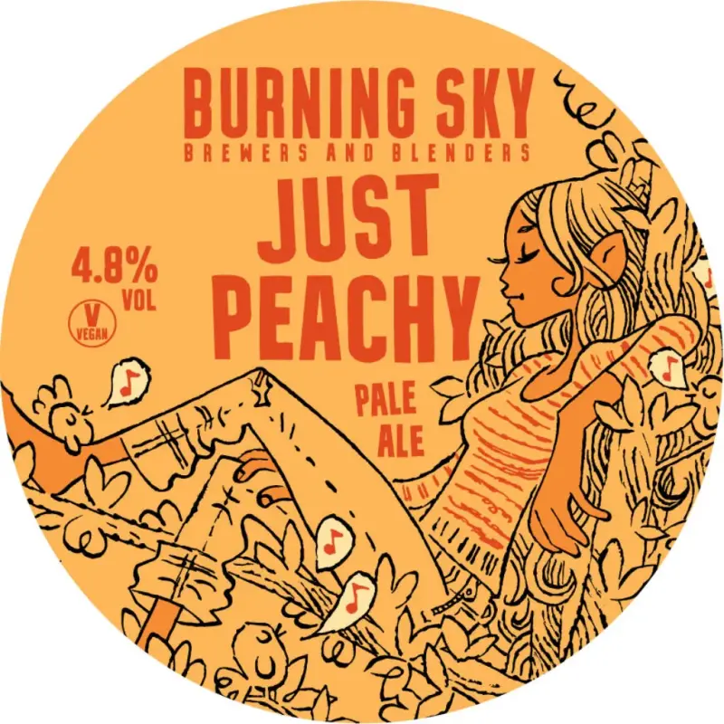 Burning Sky Brewery Just Peachy