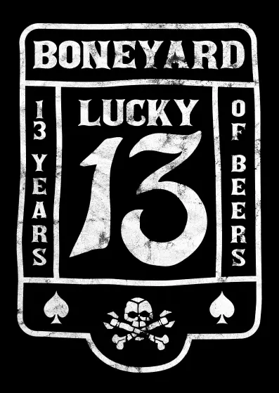 Boneyard Beer Company 13th Anniversary Quad IPA