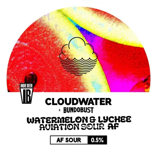 Cloudwater Brew Co Lychee & Watermelon Aviation Sour