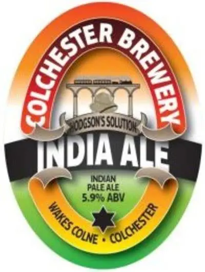 Colchester Brewery Hodgson's Solution India Ale