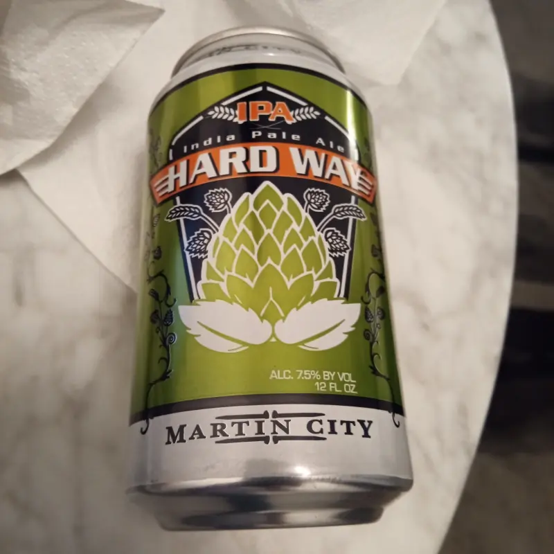 Martin City Brewing Company Hard Way® IPA
