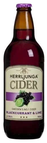 Herrljunga Cider (Gamlestadens Bryggeri) Blackcurrant & Lime