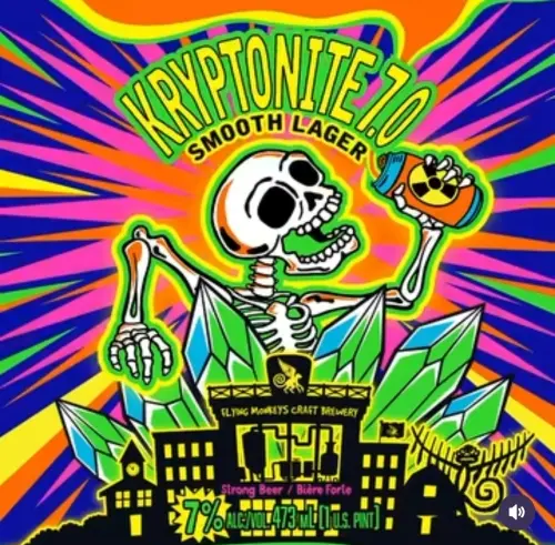 Flying Monkeys Kryptonite 7.0 Smooth Lager