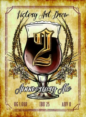 Victory Art Brew Anniversary Ale 2