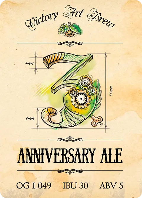 Victory Art Brew Anniversary Ale 3