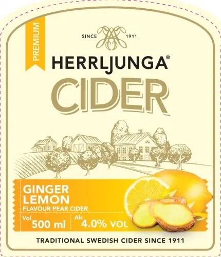 Herrljunga Cider (Gamlestadens Bryggeri) Ginger & Lemon