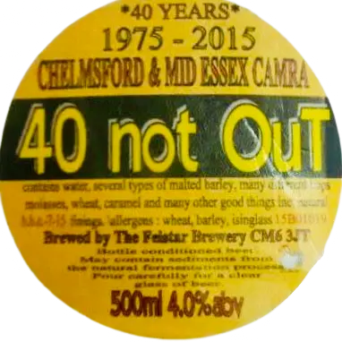 Felstar Brewery 40 not Out