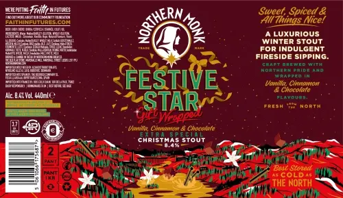 Northern Monk Brew Co. Festive Star - Gift Wrapped