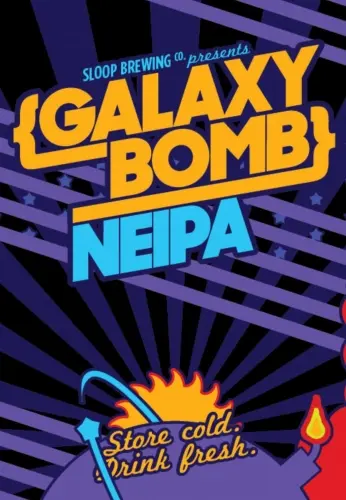 Sloop Brewing Company Galaxy Bomb