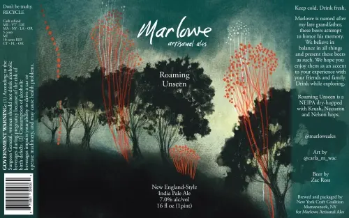 Marlowe Artisanal Ales Roaming Unseen