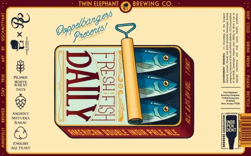 Twin Elephant Brewing Company Doppelbänger: Fresh Fish Daily