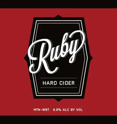 Mountain West Hard Cider Ruby Hard Cider