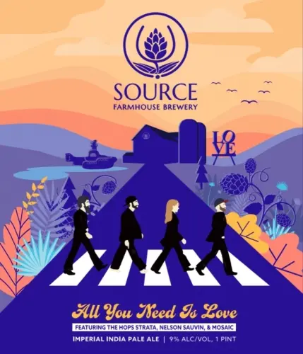 Source Farmhouse Brewery All You Need Is Love