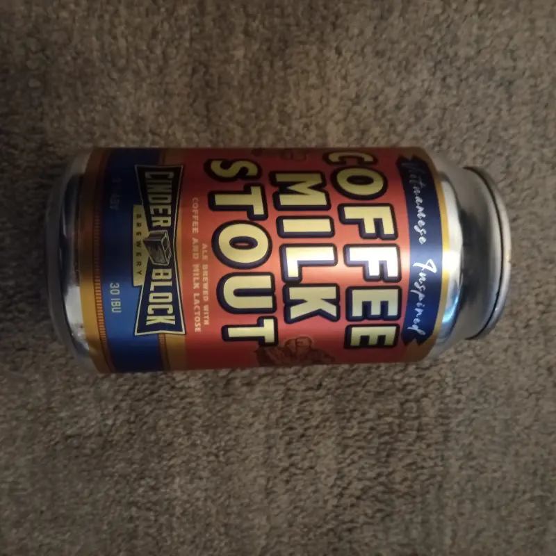 Cinder Block Brewing Coffee Milk Stout