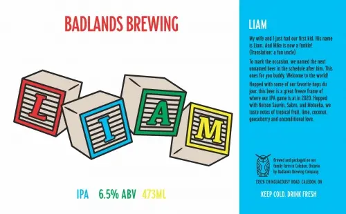 Badlands Brewing Company Liam