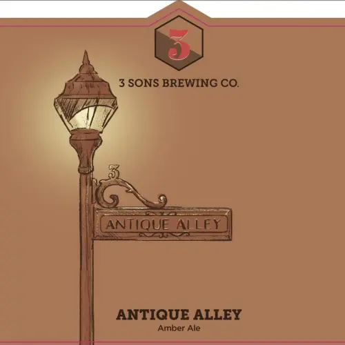 3 Sons Brewing Company Antique Alley Amber Ale