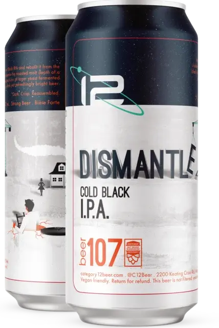 Category 12 Brewing Dismantled Cold Black IPA