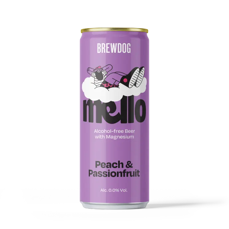 BrewDog Mello Peach & Passionfruit