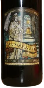 Big Sky Brewing Company All Souls Ale (2012)