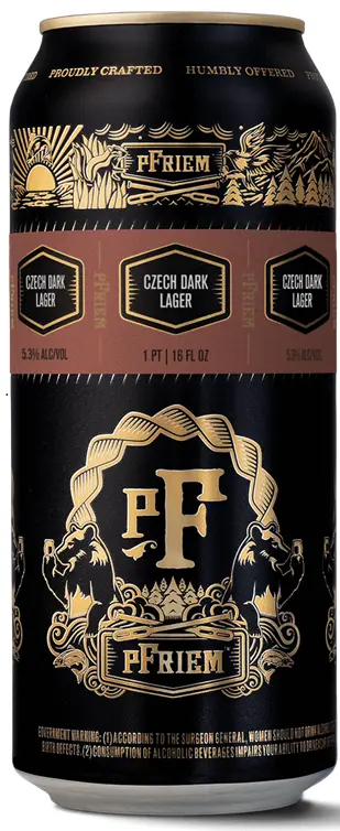 pFriem Family Brewers Czech Dark Lager