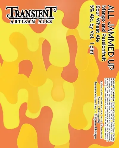 Transient Artisan Ales All Jammed Up: Mango & Passionfruit