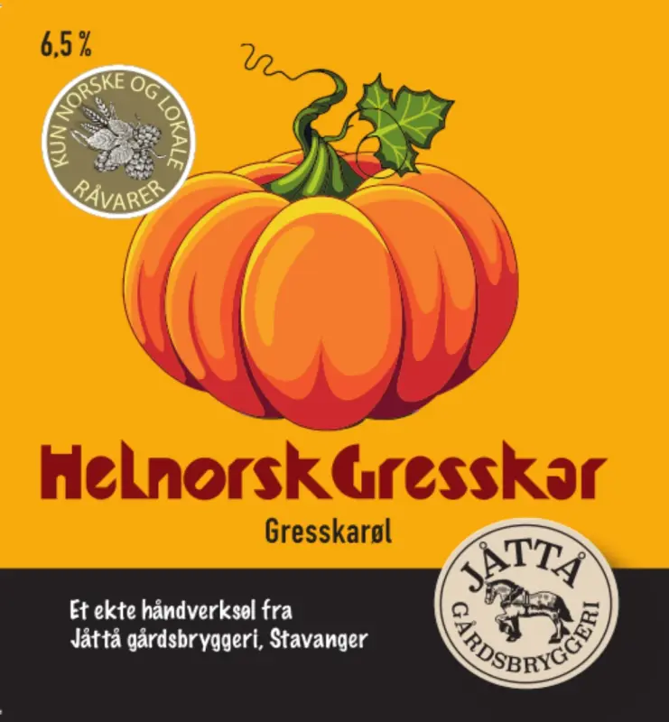 Jåttå Gårdsbryggeri Helnorsk Gresskar