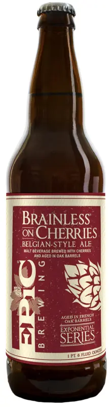 Epic Brewing Company Brainless on Cherries (Batch 5 and higher, Red Wine Barrel)