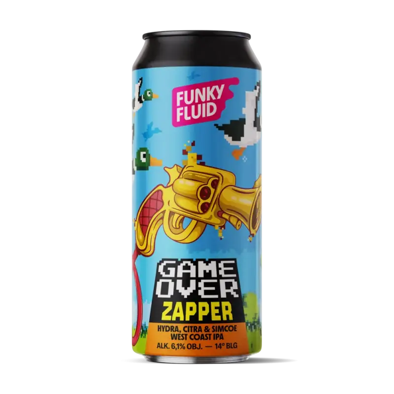 Funky Fluid Game Over: Zapper