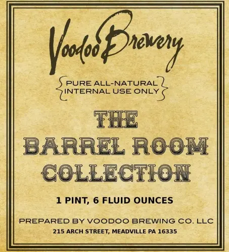 Voodoo Brewing Co. Imperial Breakfast Stout - Woodford Reserve Bourbon