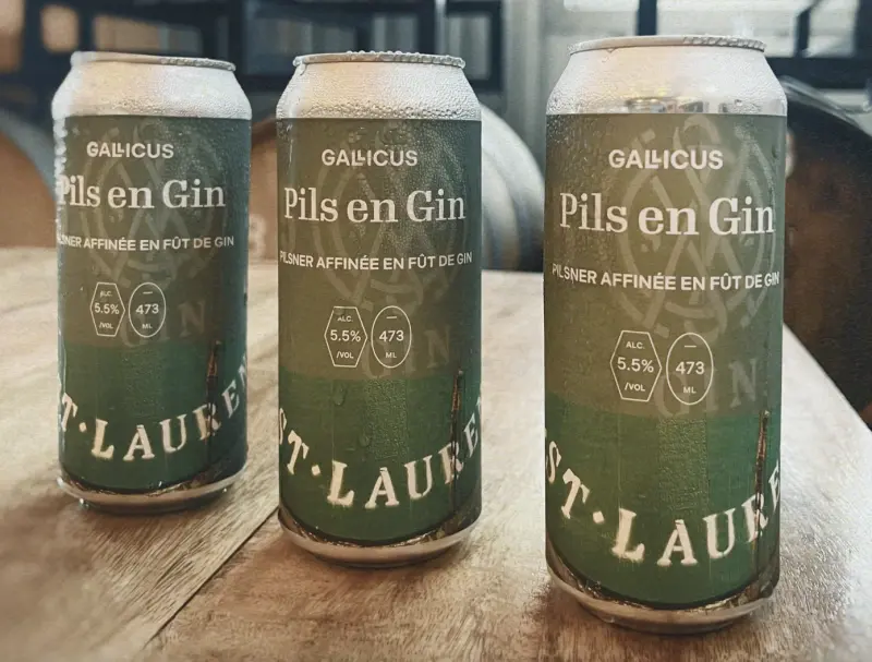 Brasserie Artisanale Gallicus Pils en Gin