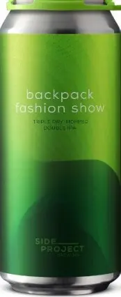 Side Project Brewing Backpack Fashion Show (Batch #4)