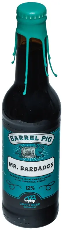 HopTop Brewery Barrel Pig - Mr. Barbados