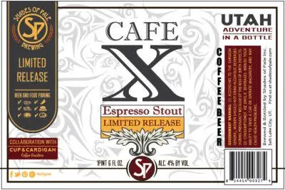Shades Brewing Company Cafe X Espresso Stout